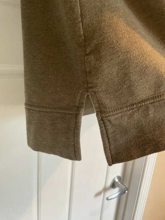 Garnet Hill V-Neck Hoodie Sweater - Picture 6 of 6